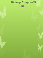 ÔN TẬP VỀ TÍNH CHU VI, DIỆN TÍCH MỘT SỐ HÌNH