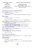bộ đề thi thử toán 12 có đáp án hoc ki 1