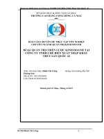 QUẢN TRỊ CHIẾN lược KINH DOANH tại CÔNG TY TNHH CHẾ BIẾN XUẤT NHẬP KHẨU THỦY sản QUỐC ái