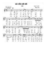 Bác sống đời đời - Lời bài hát có nốt nhạc