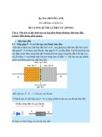 ĐỀ CƯƠNG KĨ THUẬT ĐIỆN TỬ (1ĐVHT)