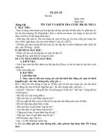 GIAO ÁN  LỚP 2 -TUẦN 35