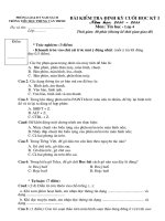 bai kiem tra hoc ki 1