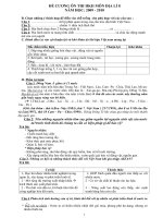 Đề cương ôn tập địa lí 8-HKII