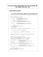 Bất đẳng thức AM GM