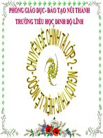 chuyên đềCHÍNH TẢ lớp 2 năm 2011