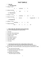 QUÁ KHỨ đơn   QUÁ KHỨ TIẾP DIỄN