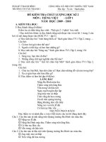 De - dap an CK2 K1(Tieng Viet) 2009-2010