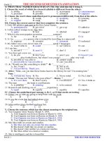 ĐỀ THI CHÍNH THỨC 2010-2011+KEY_L 11