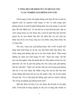 thảo luận tư tưởng hồ chí minh VCU đề tài Tư tưởng Hồ Chí Minh về vấn đề dân tộc