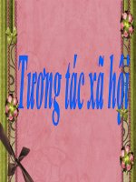 Thuyết trình môn xã hội học đại cương Tương tác xã hội