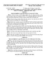 Quy chế hoạt động ban nữ công THCS Vỹ thượng