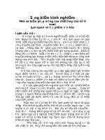 Sáng kiến kinh nghiệm: Một số biện pháp nâng cao chất lợng cho trẻ 4 tuổi làm quen với tác phẩm văn học