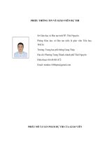 Ứng dụng Công nghệ thông tin trong dự án dạy học “Học Văn từ cuộc sống”, chủ đề “Tết quê em