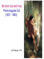 tranh của danh hoạ Pierre Auguste Cot