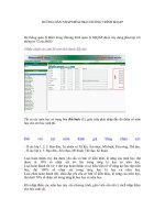 Hướng dẫn nhập điểm vào phần mềm SEQAP