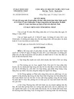 QĐ 202 Tỉnh về thực hiện NQ 11/NQ-CP