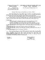 Công văn tuyển sinh lớp trung cấp lý luận chính trị