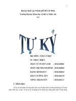 Tiểu luận môn giải phẫu sinh lý và thần kinh cấp cao Tìm hiểu về Tự Kỷ