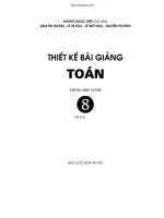 Thiết kế bài soạn toán 8 (tập 2)