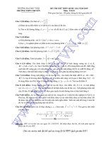 ĐỀ THI THỬ THPT QUỐC GIA năm 2015 môn TOÁN có đáp án