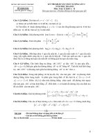 Đề thi mẫu môn toán THPT quốc gia năm 2015 Trường THPT chuyên Vĩnh Phúc