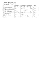 Đề thi hết học kì II( có ĐA)