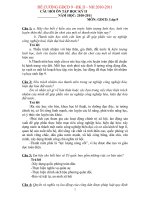 ĐỀ CƯƠNG GDCD 9 HK II