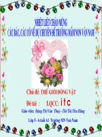 làm quen chữ cái  i t c