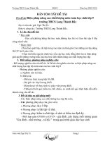 Biện pháp nâng cao chất lượng Toán 9