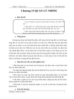 Tiểu luận môn Quản trị học QUẢN LÝ NHÓM