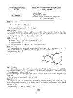 Đề thi HSG Toán 9 vòng Tỉnh năm học 2007-2008