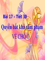 Quyền bất khả xâm phạm về chỗ ở