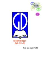 bai 38: cac nhan to anh huong den sinh truong va phat trien o động vật