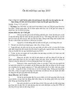 Ôn thi triết học cao học 2015