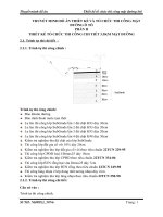 Thuyết minh đồ án môn học xây dựng mặt đường