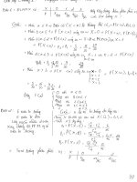 bài tập xác suất thống kê kèm lời giải