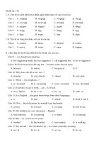 trac nghiem vao lop 10