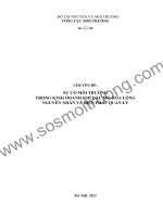 An toàn môi trường trong quá trình, nạp, vận chuyển và kinh doanh khí dầu mỏ hóa lỏng