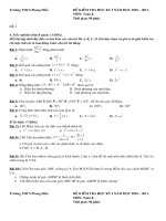 Đề KT HKI môn Toán 8 năm 2010-22011