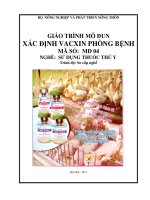 GT mo dun 04 - xác định vắc xin phòng bệnh