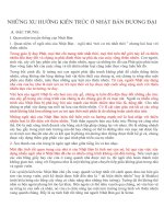 NHỮNG XU HƯỚNG KIẾN TRÚC Ở NHẬT BẢN ĐƯƠNG ĐẠI