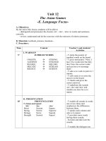 Unit 12- The Asian Games