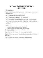 Đề cương ôn tập HKII sinh 6
