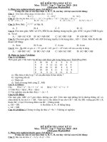 Bo de KTHKII_toan 7(Rat hay)