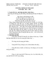 CHƯƠNG TRÌNH LỄ TỔNG KẾT NĂM HỌC