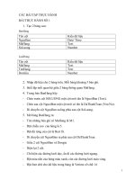 bài tập thực hành excel