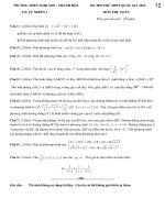 Đề thi mẫu THPT quốc gia năm 2015 môn toán Trường THPT Nghi Sơn Thanh Hóa