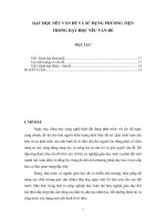 Dạy học nêu vấn đề và sử dụng phương tiện trong dạy học nêu vấn đề