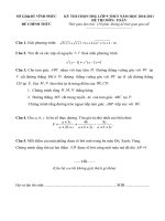 Đáp an HSG Toán 9 Vĩnh phúc 2010-2011